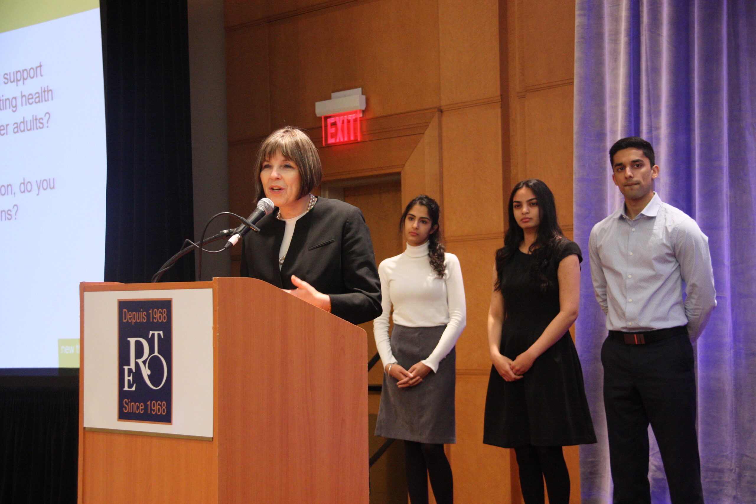 Dr. Rochon, RTOERO Chair in Geriatric Medicine, Speaks to RTOERO Spring 2016 Senate