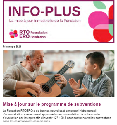 Mise à jour sur le programme de subventions