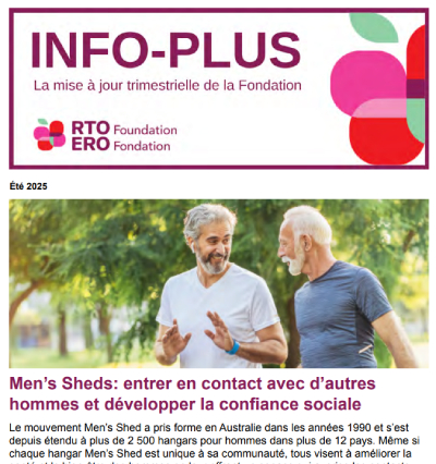 Men’s Sheds: entrer en contact avec d’autres hommes et développer la confiance sociale