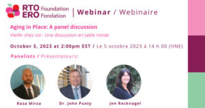 Presenters: Raza M. Mirza, HelpAge Canada; Dr. John Puxty, Centre for Studies in Aging and Health; Jen Recknagel, NORC Innovation Center at University Health Network 
