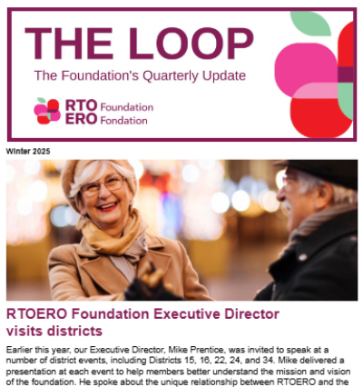 RTOERO Foundation Executive Director visits districts