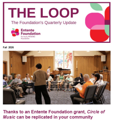 Thanks to an Entente Foundation grant